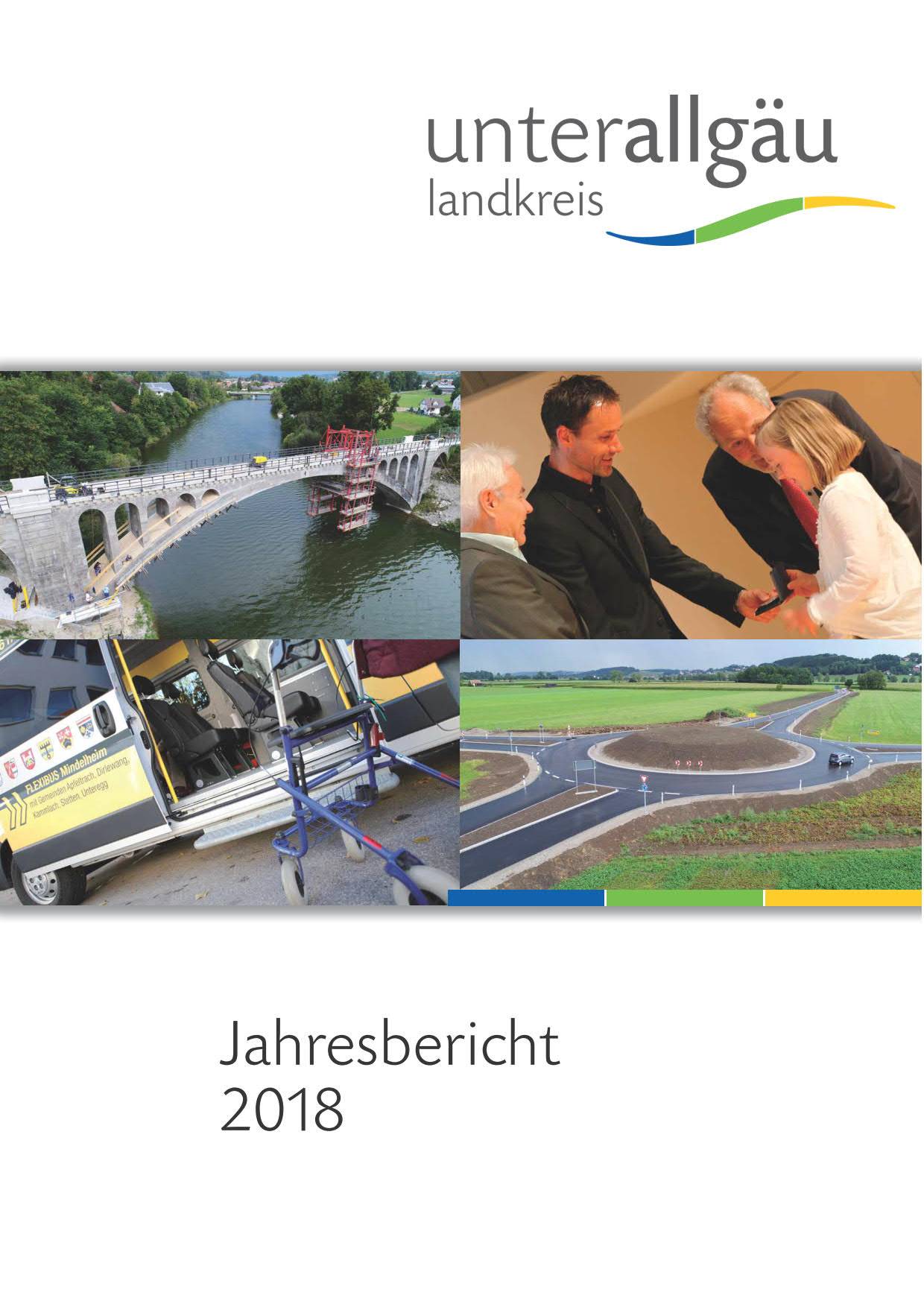 So sieht der Jahresbericht des Landkreises Unterallgäu für das Jahr 2018 aus. 