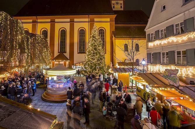 Auch der Weihnachtsmarkt in Mindelheim ist im Freizeitportal gelistet - wie viele andere Advents- und Christkindlmärkte in der Region. Foto: Fotoclub Mindelheim