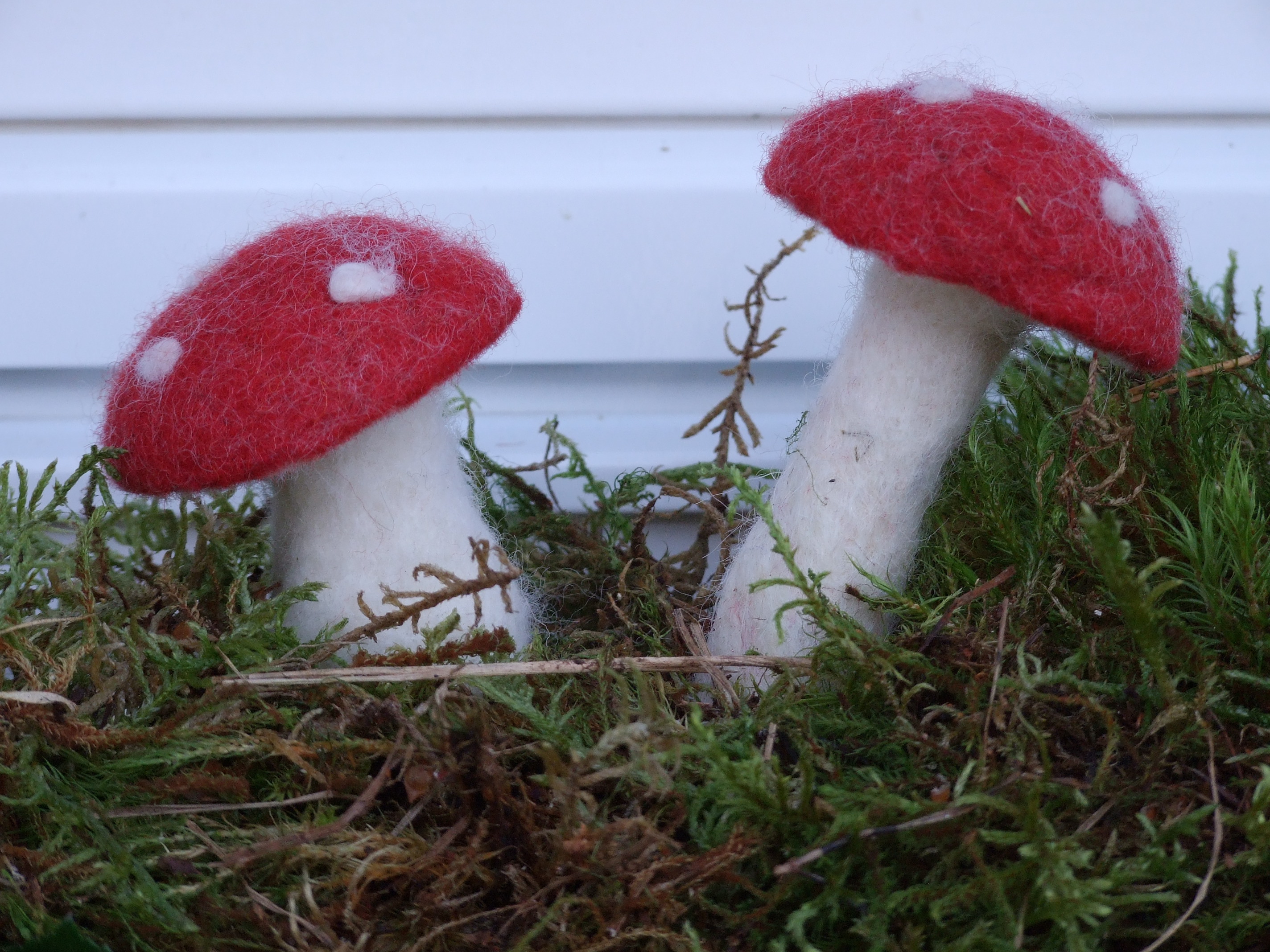 Ab September wird im Elterncafé wieder informiert, gebastelt und sich ausgetauscht. Zum Beispiel können die Teilnehmer im Oktober Fliegenpilze filzen. Foto: Angelika Geißler