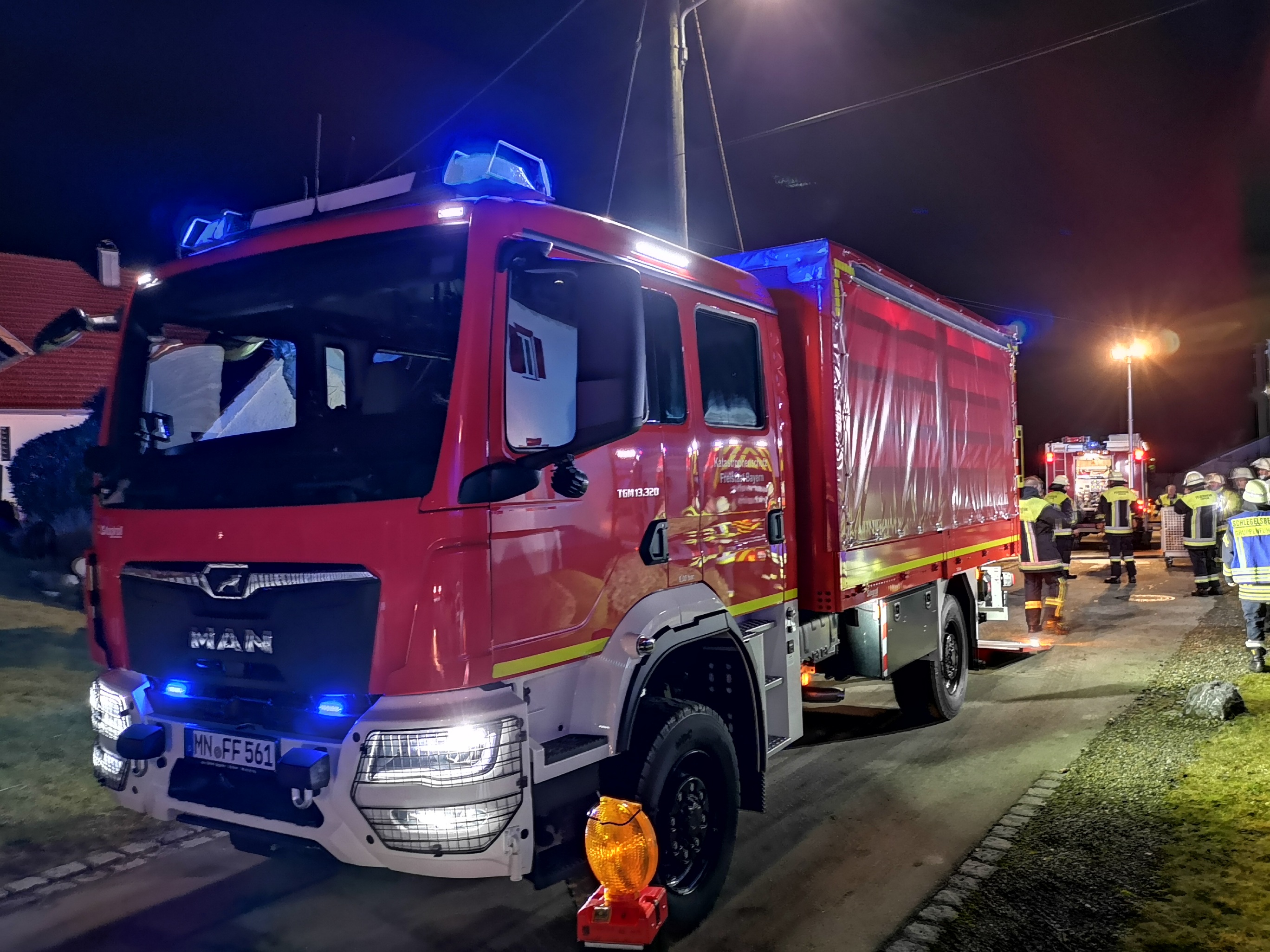 Mit einem neuen Versorgungs-Lkw sind der Landkreis und die Feuerwehr Erkheim noch besser für den Ernstfall gerüstet. 
Foto: Tobias Wetzler/Feuerwehr Erkheim 
