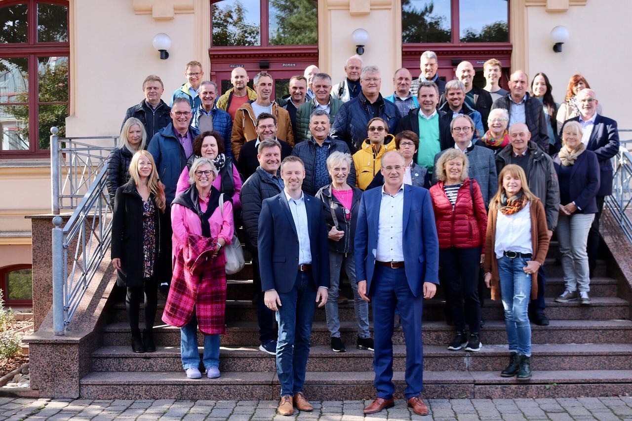Eine rund 40-köpfige Delegation aus dem Landkreis Unterallgäu besuchte den Partnerlandkreis Nordhausen. 