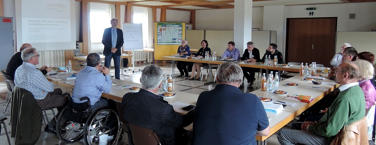 Die Behindertenbeauftragten der Unterallgäuer Gemeinden tauschten sich im Landratsamt Unterallgäu aus. Foto: Claus Irsigler / Landratsamt Unterallgäu