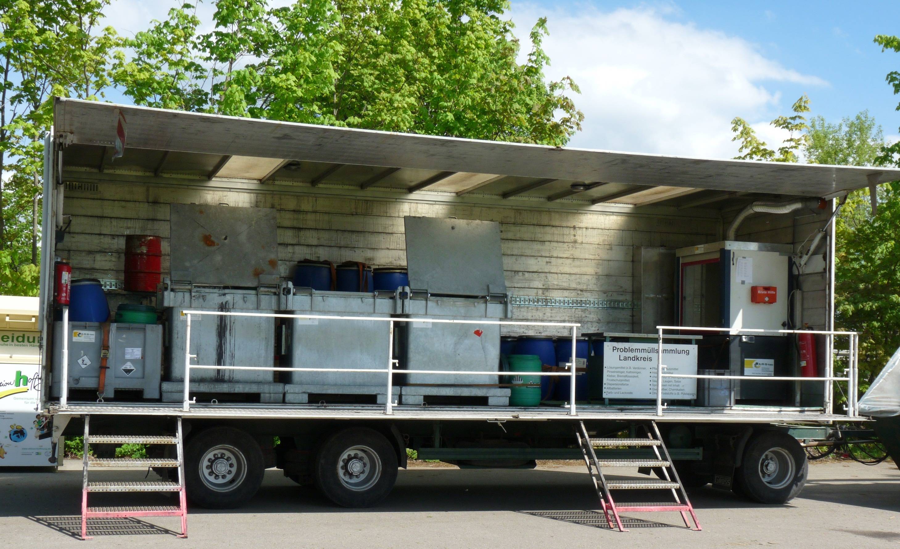 Das Schadstoffmobil kommt im Juli wieder in die Unterallgäuer Gemeinden. Foto: Landratsamt Unterallgäu